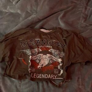 Cute brown crop top!